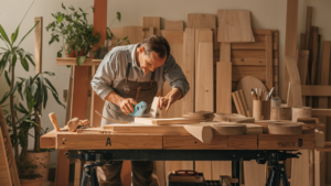 Hobbytrainingen, Techniek page, Houtbewerking